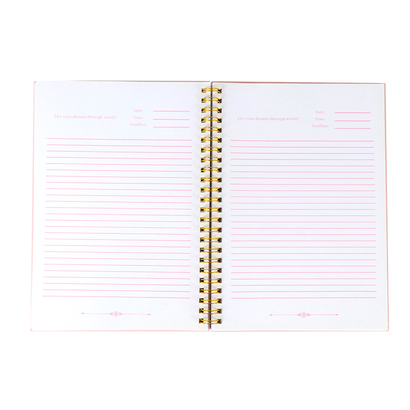 Custom Your Design Dream Life Journal Printing A5 Spiral Notebooks