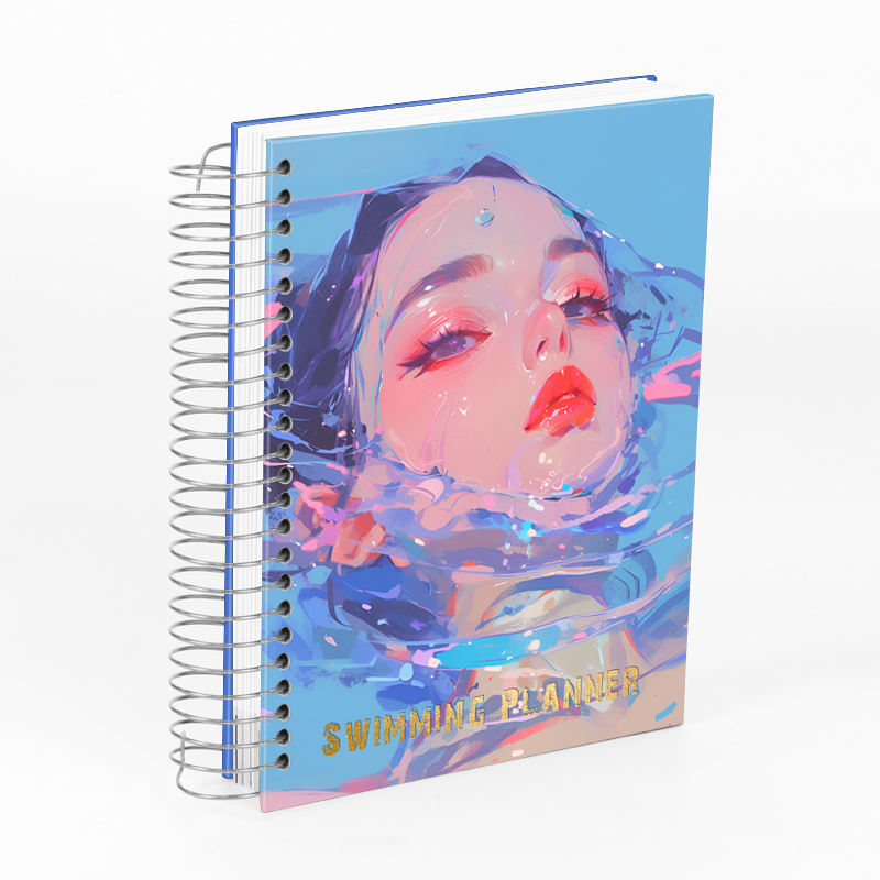 Custom Journal Notebook Hardcover Spiral Calendar Planner Printing