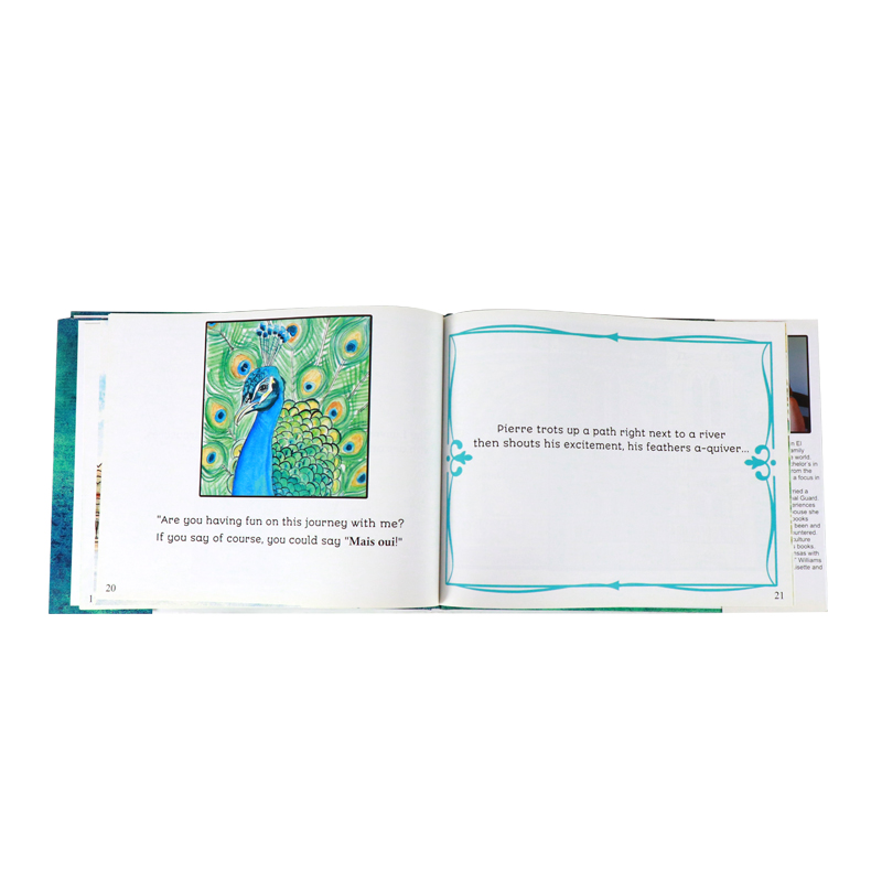 Custom Hardcover Glossy Lamination Landscape Photo Book Printing