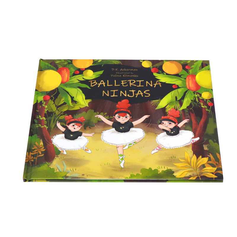 Custom Size Matte Hardback Kids Educational Books Printing