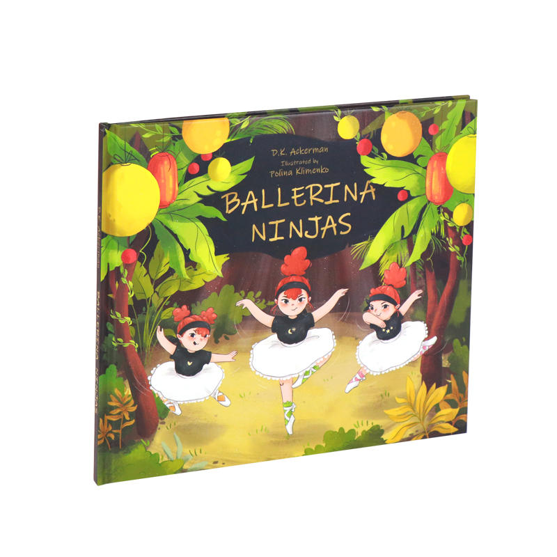 Custom Size Matte Hardback Kids Educational Books Printing