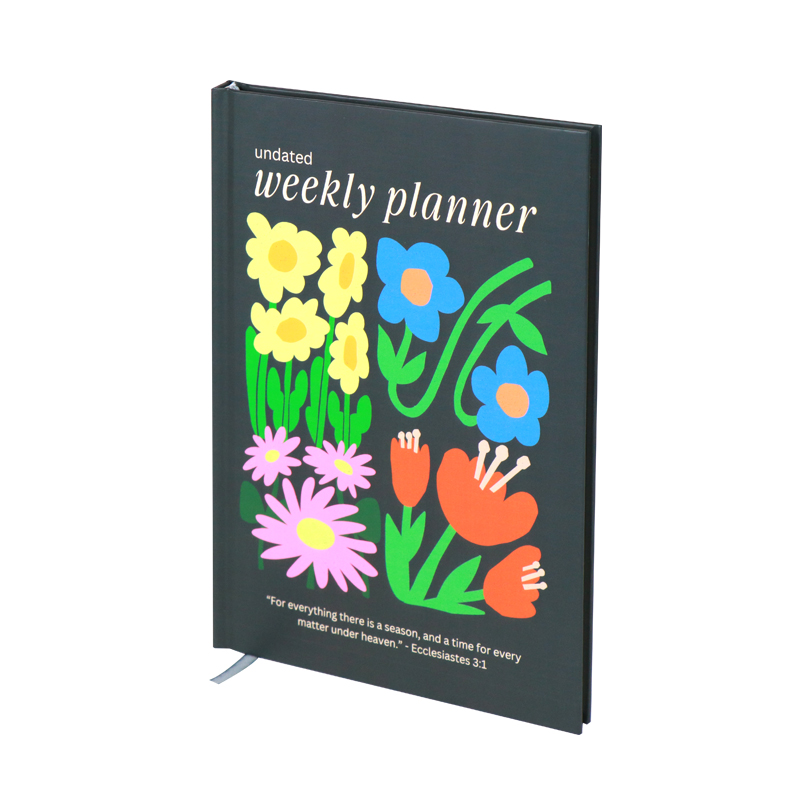 Hardcover Journal Supplier Custom Printing Undated Weekly Planner