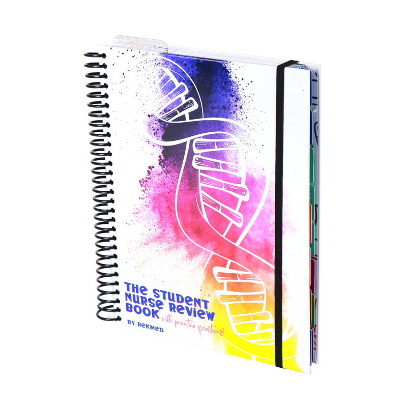 Custom Spiral Student Planner Printing Nurse Record Journal Book