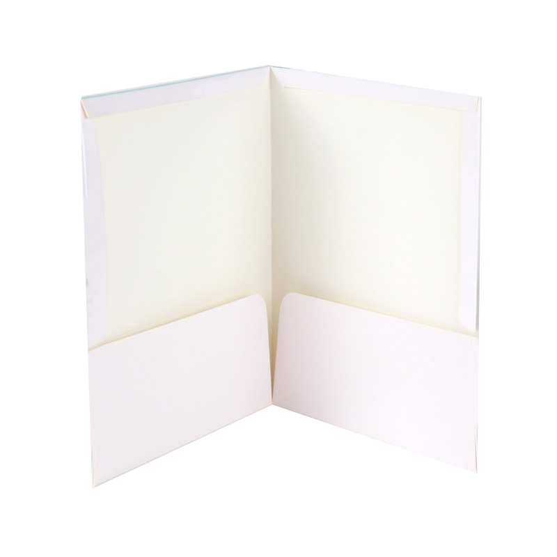 A4 Double-Sided Laminated Printing File Folder with 2 Pocket