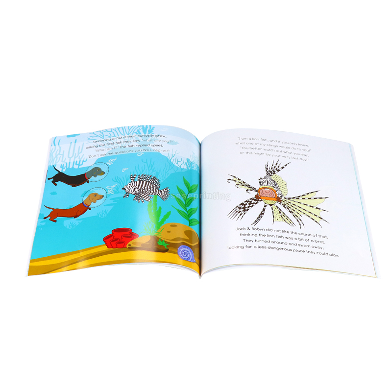 Full Color Printing Glossy Soft Cover Childrens Story Book