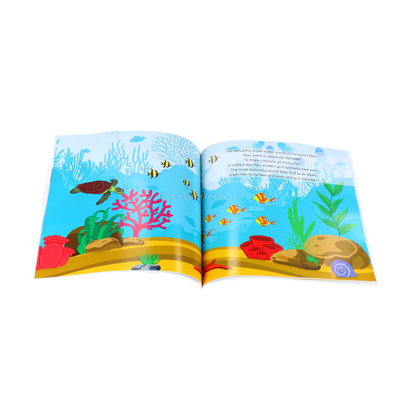 Full Color Printing Glossy Soft Cover Childrens Story Book