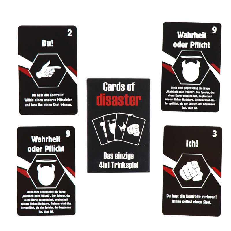 Personalized Adult Drinking Game Card Deck Printing