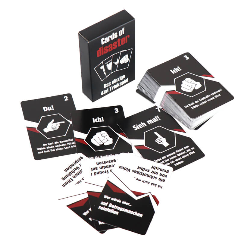 Personalized Adult Drinking Game Card Deck Printing