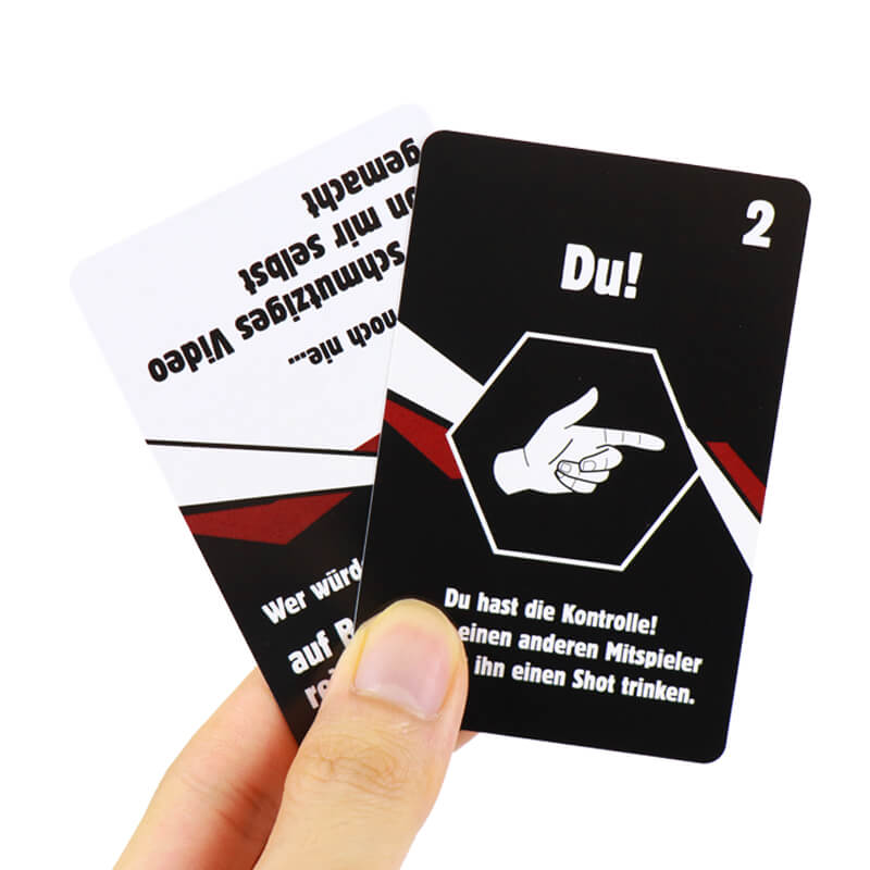 Personalized Adult Drinking Game Card Deck Printing