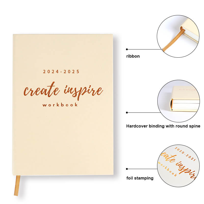 Create Inspire Workbook Printing Custom Leather Financial Journal