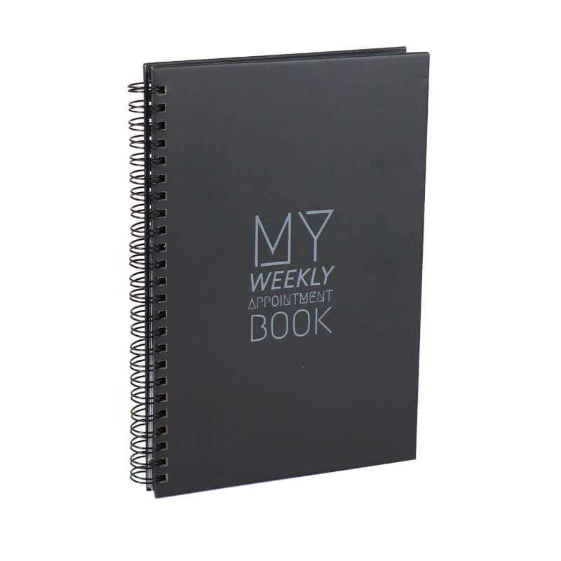 Hardcover Spiral Notebook Planner Weekly Journal Appointment Book