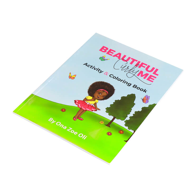 Custom Printing Softcover Activity and Coloring Book for Kids