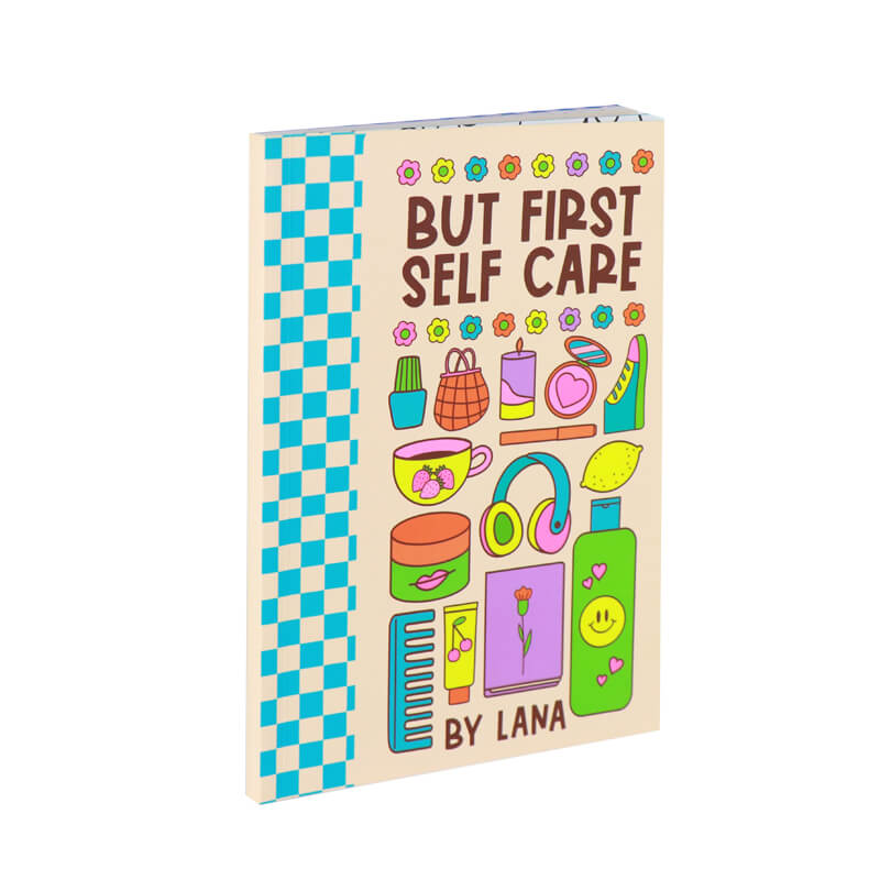 Softcover Notebook Planner Personalized Self Care Journal Printing