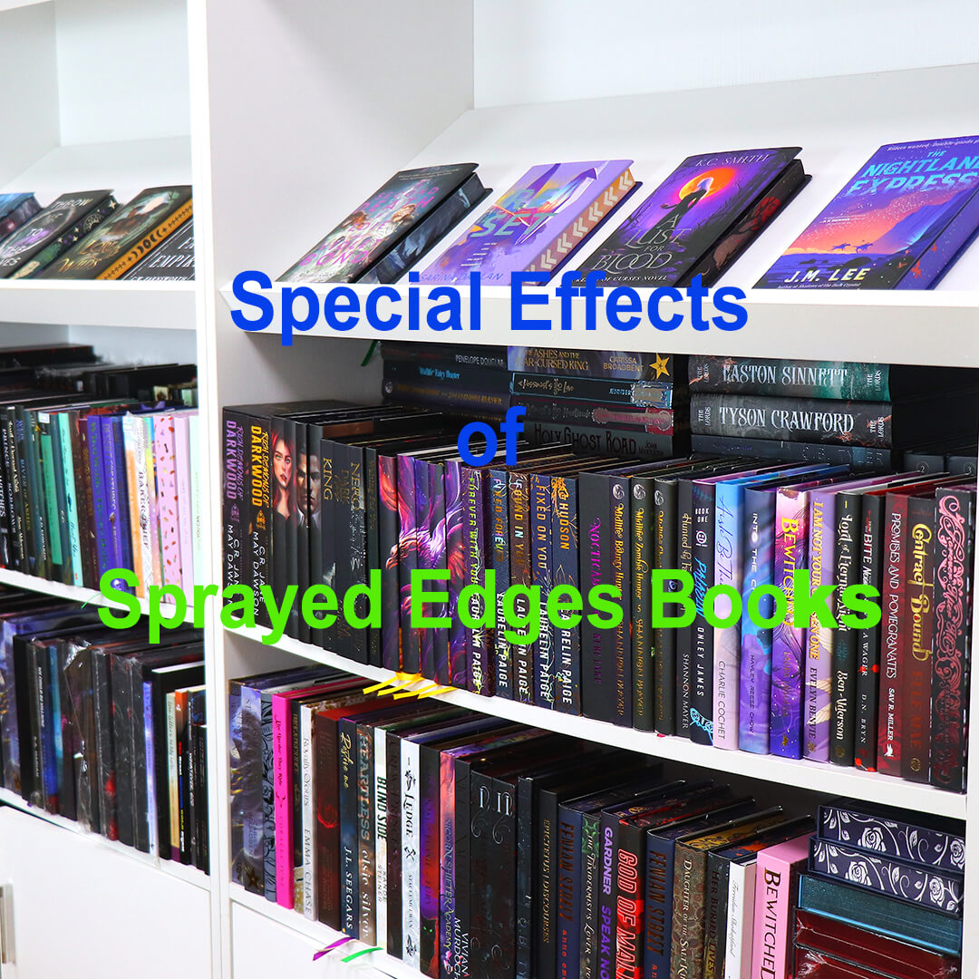 The Unique Visual Effects of Sprayed Edges Books