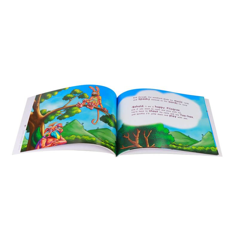 Custom Full Color Perfect Bound Children Book Printing Service