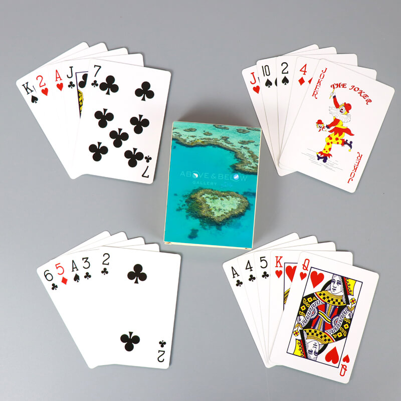 Decks of Cards Games Personalized 2 Sided Poker Cards Printing