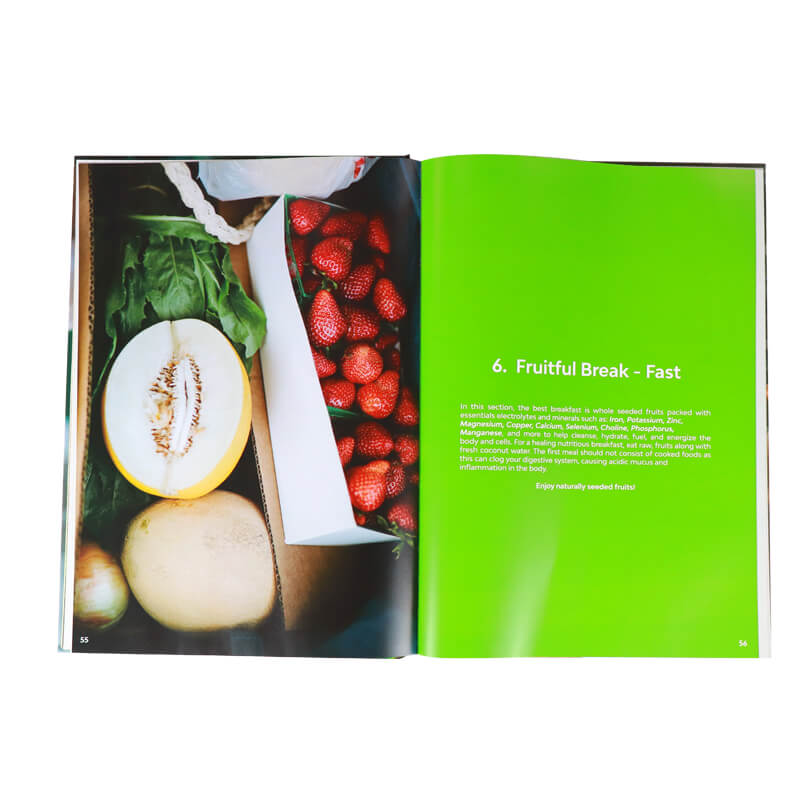 Make Your Own Cookbook Full Color Printing Hardcover Recipe Book