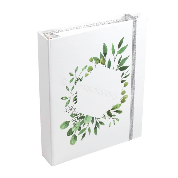 Custom Printing Hardcover Spiral Wedding Planner Set with Box