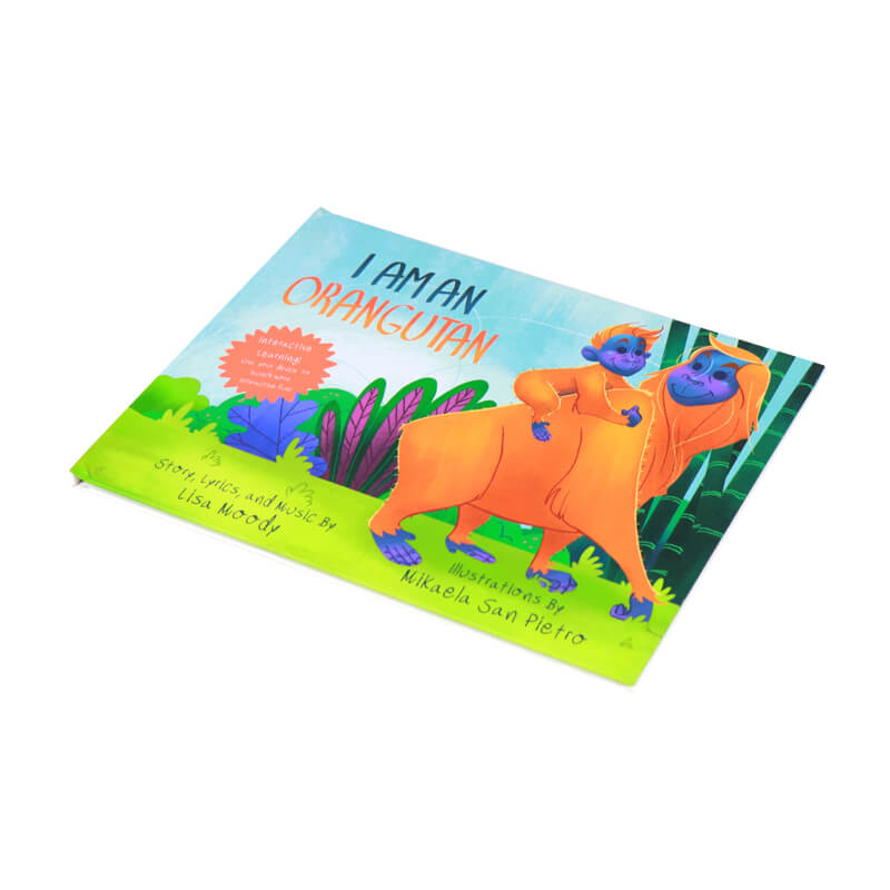 Publishing Book Printing Matte Hardcover Children Story Book