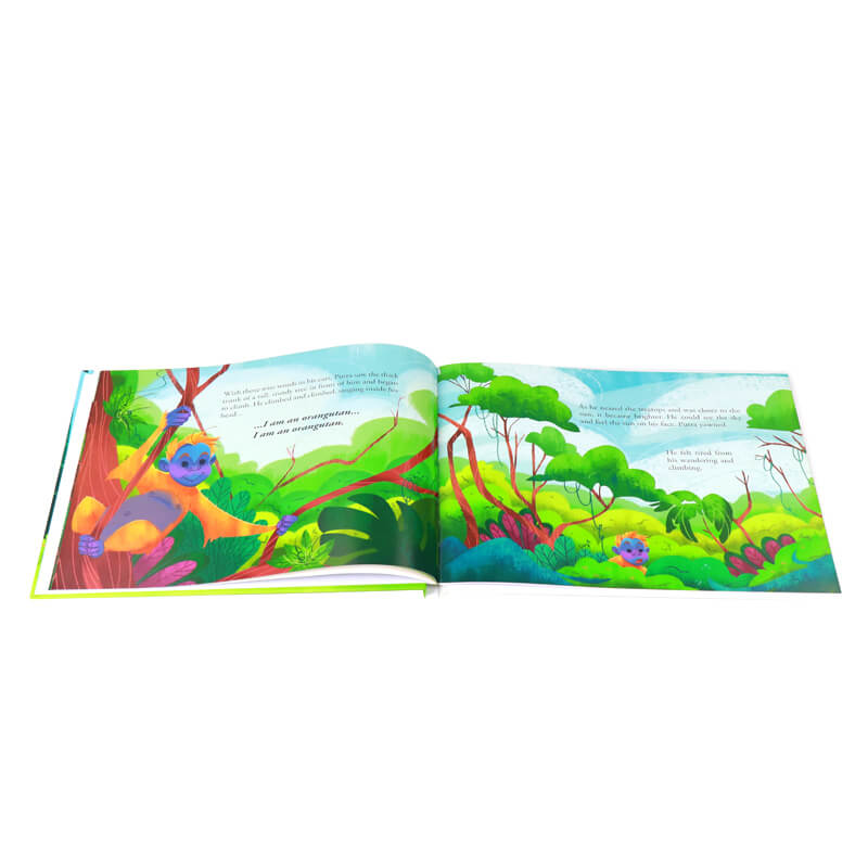 Publishing Book Printing Matte Hardcover Children Story Book