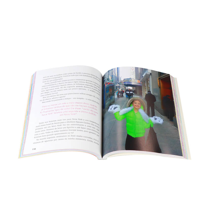 Custom Book Printing Service Premium Full Color Paperback Book