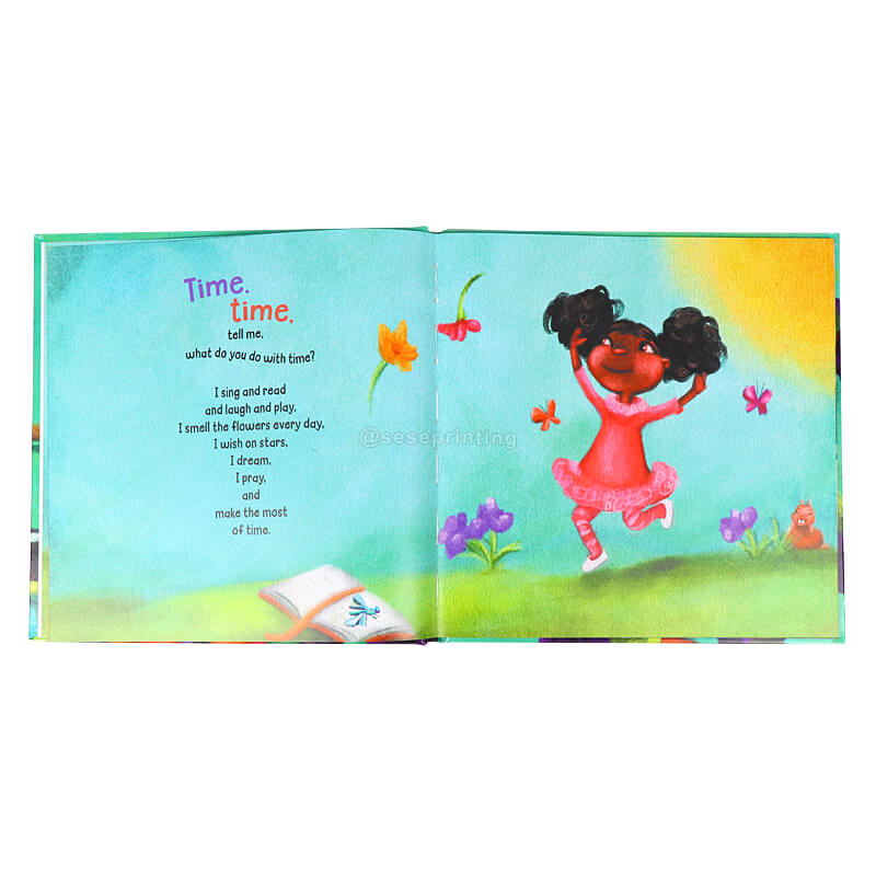 Professional Custom Size Book Printing Hardcover Children Book