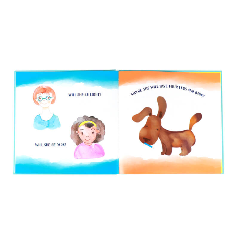 Customize Square Size Hardback Children Learning Books Printing