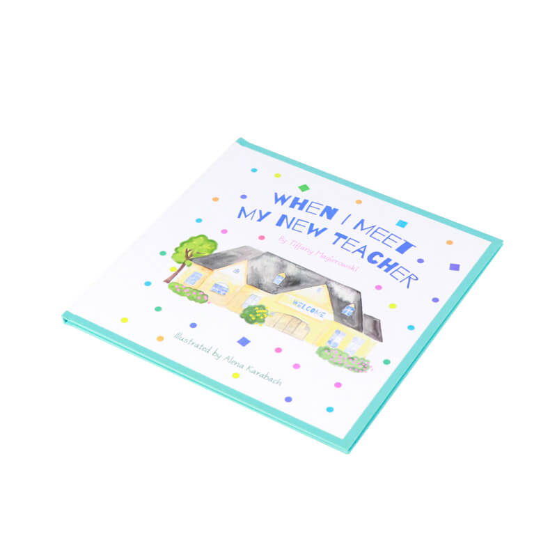 Customize Square Size Hardback Children Learning Books Printing