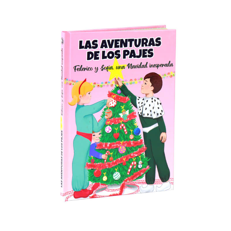 Spanish Christmas Story Books Hardcover Children Book Printing