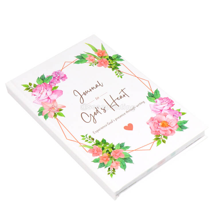 Printed Hardcover Notebook Bible Reading Journal with Stickers