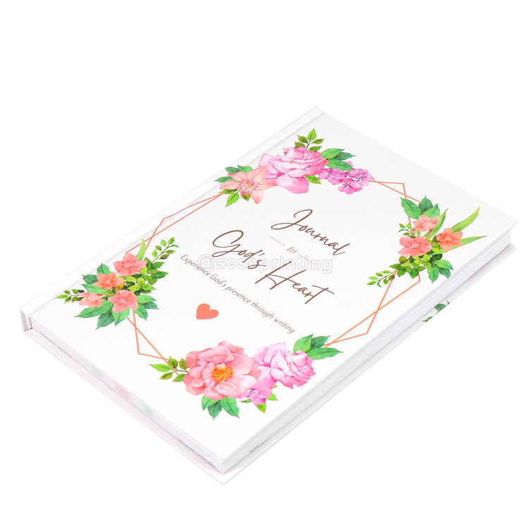 Printed Hardcover Notebook Bible Reading Journal with Stickers