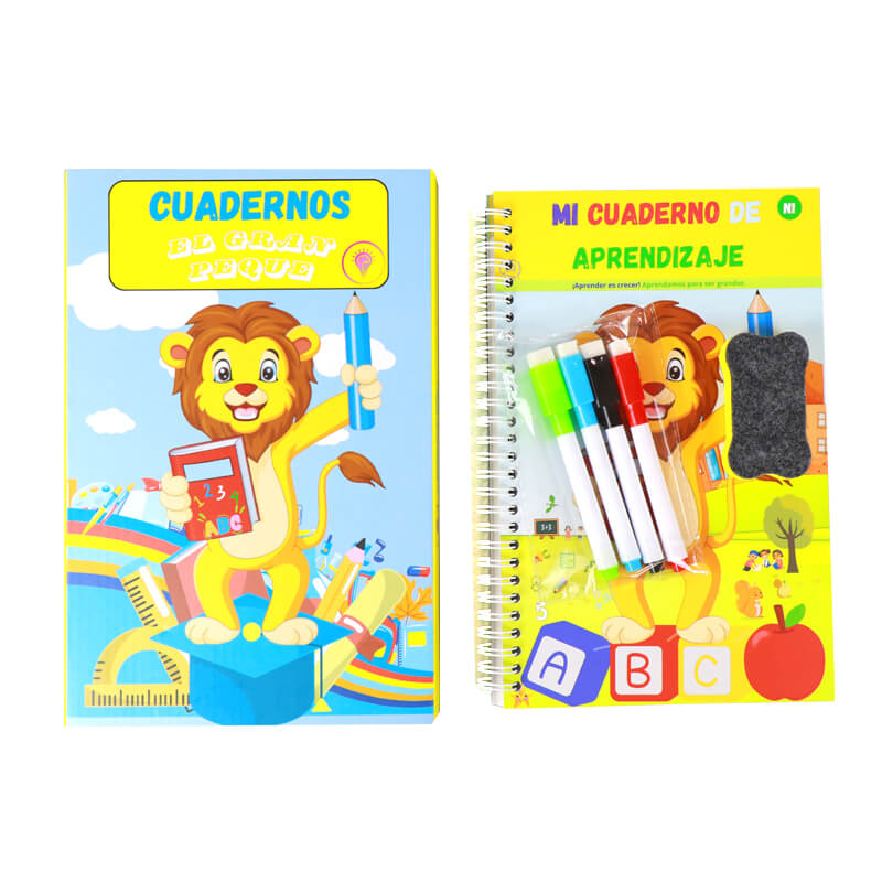 Reusable 3D Groove Copybook Children Educational Book Printing