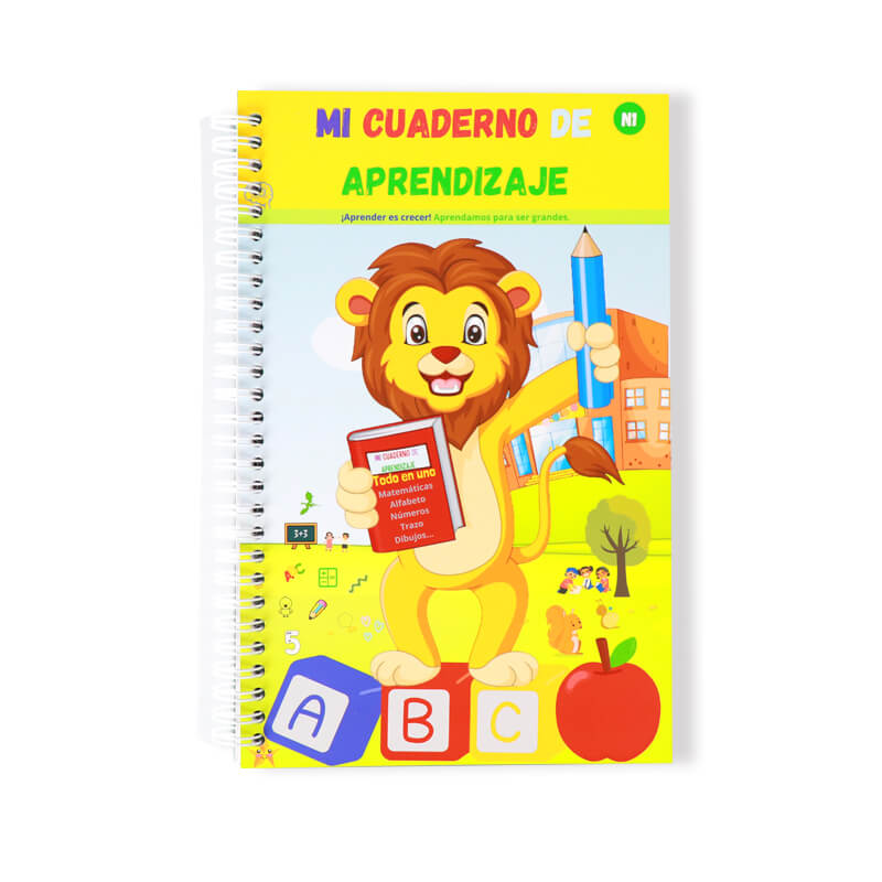 Reusable 3D Groove Copybook Children Educational Book Printing