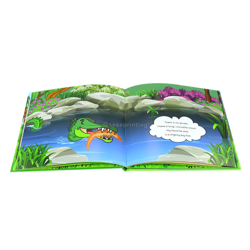 Custom Hardcover Children Illustration Story Book Printing Service