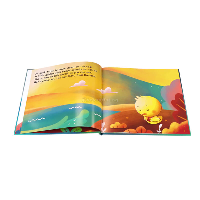 Custom Kid Story Books Printing Glossy Hardcover Children Book