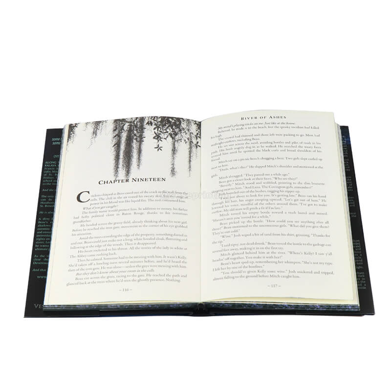 Foiled Hardcover Romance Book with Stenciled Edges and Dust Covers