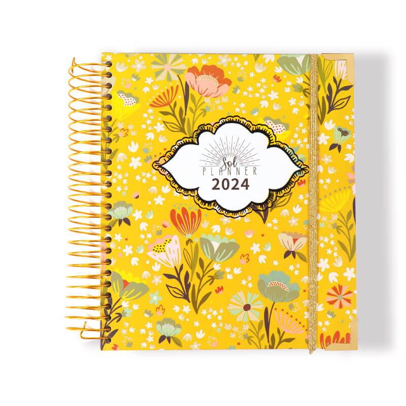 Diary Journal Customized Hardcover Spiral Monthly Planner Agenda