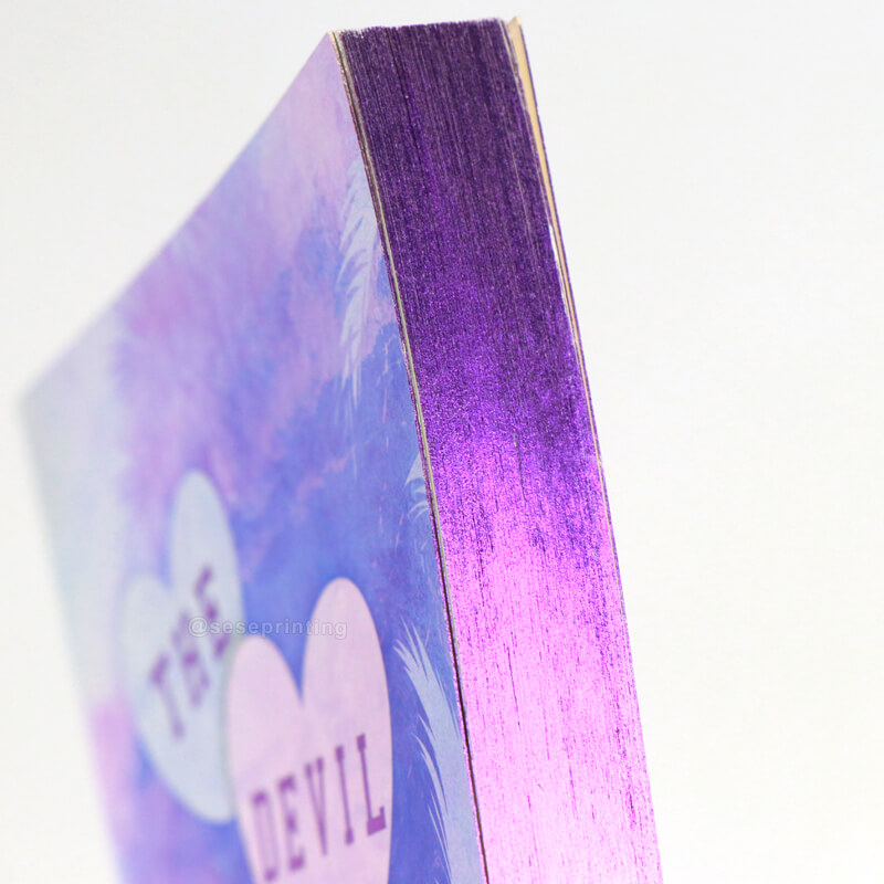 Self-Publishing Romance Paperback Book Printed with Sprayed Edges