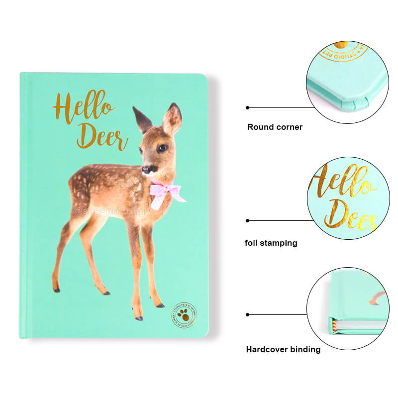 Foil Journal Personalized Hardcover Notebook Printing in China