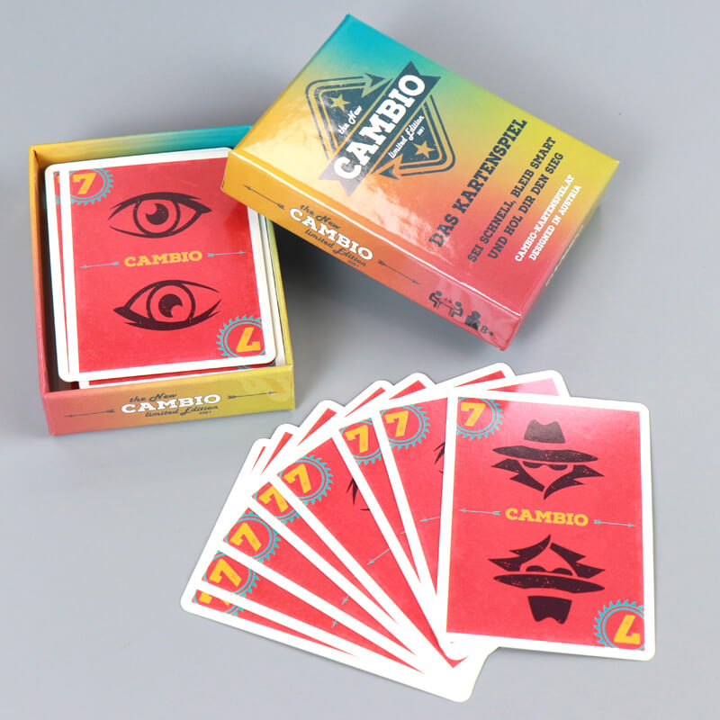 Create Deck of 54 Cards Personalized Board Card Game Printing