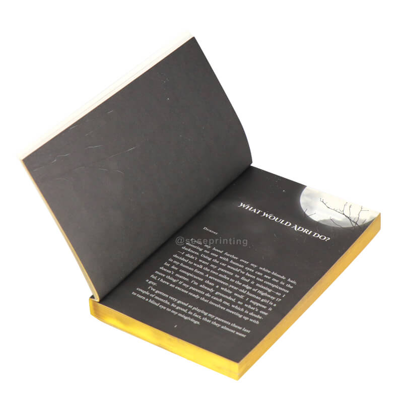 Luxury Books Publishing Paperback Novels with Sprayed Edges