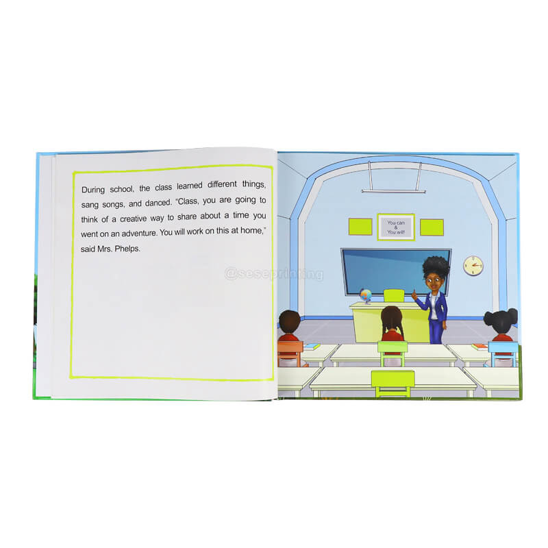 Full Color Printing Children Book Glossy Hardcover Kids Story Book