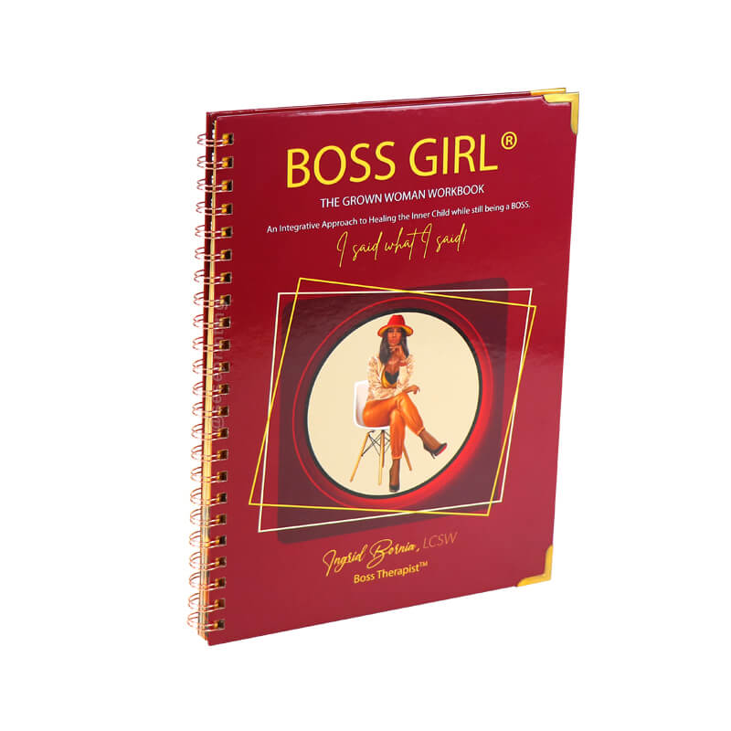 Boss Girl Planner Printing Self Care Journal Spiral Notebook