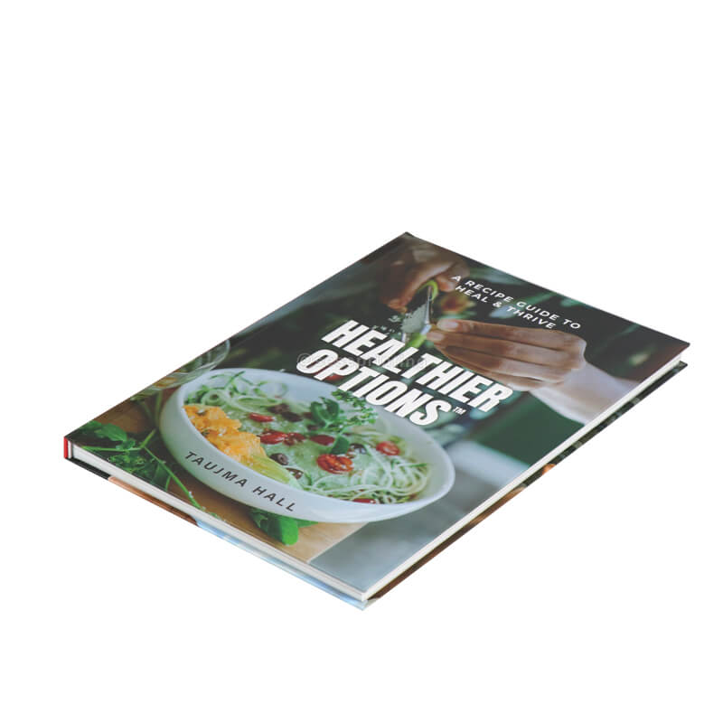 Professional Recipe Book Printing Service Custom Hardcover Cookbook