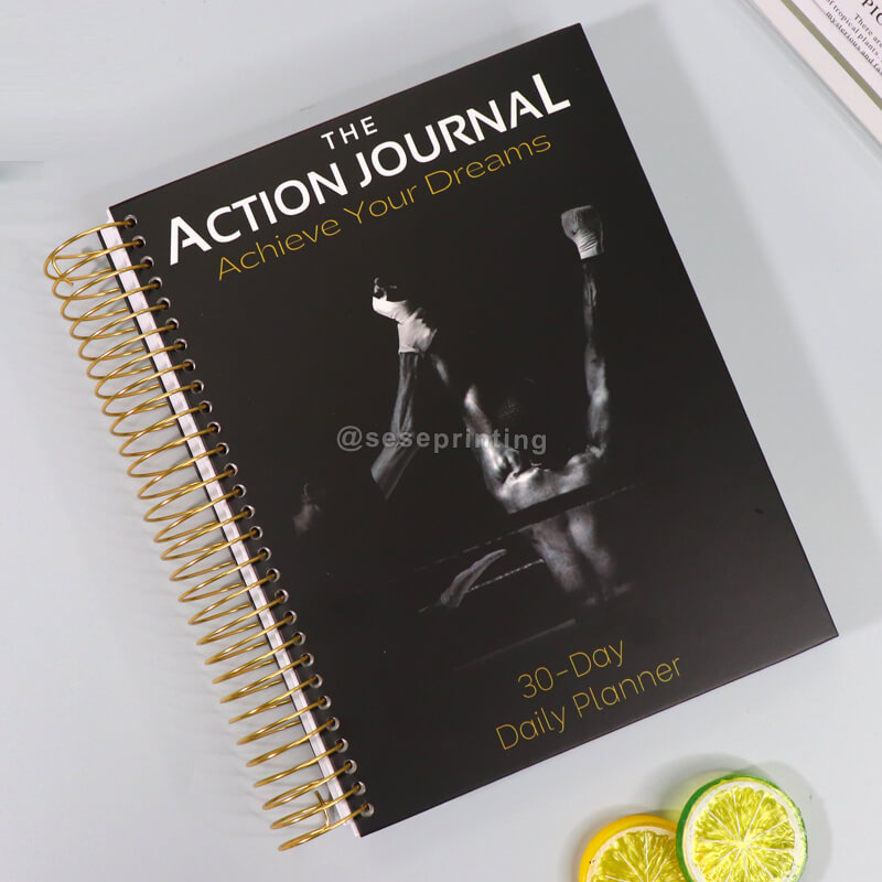 Personalized Agendas Spiral Daily Planner Action Journal Printing