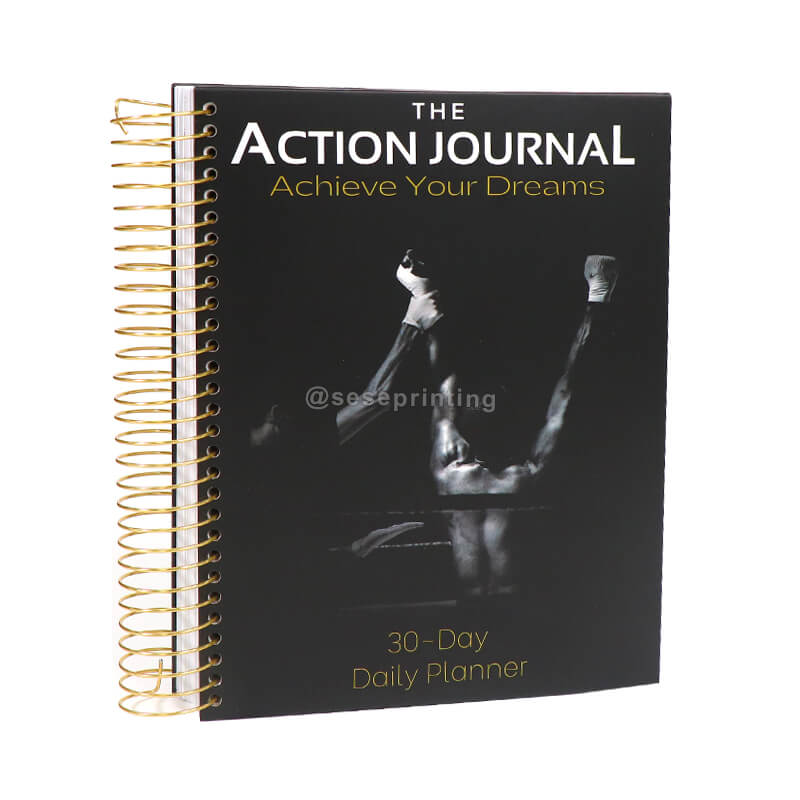 Personalized Agendas Spiral Daily Planner Action Journal Printing