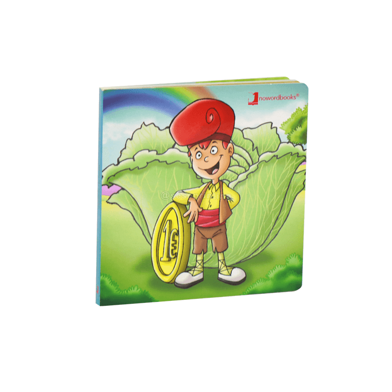 Preschool Learning Books Custom Children Cardboard Book Printing