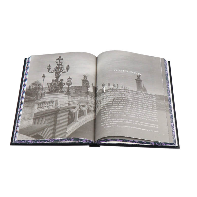 Create Hardcover Books with Foiled Covers and Image Sprayed Edges