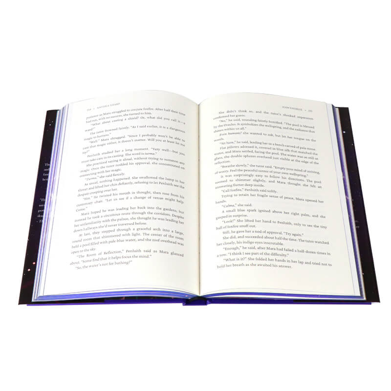 Self Publishing Hardcover Novel with Sprayed Edges and Dust Jackets