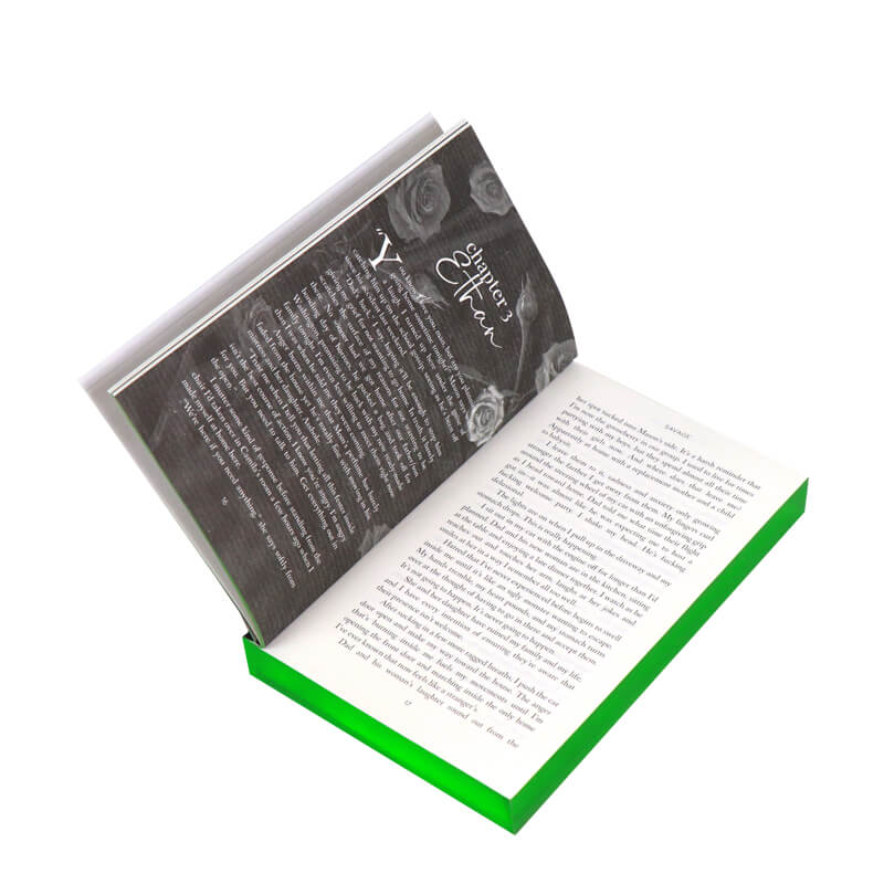 Printed Paperbacks with Sprayed Edges and Spot UV Coating Covers